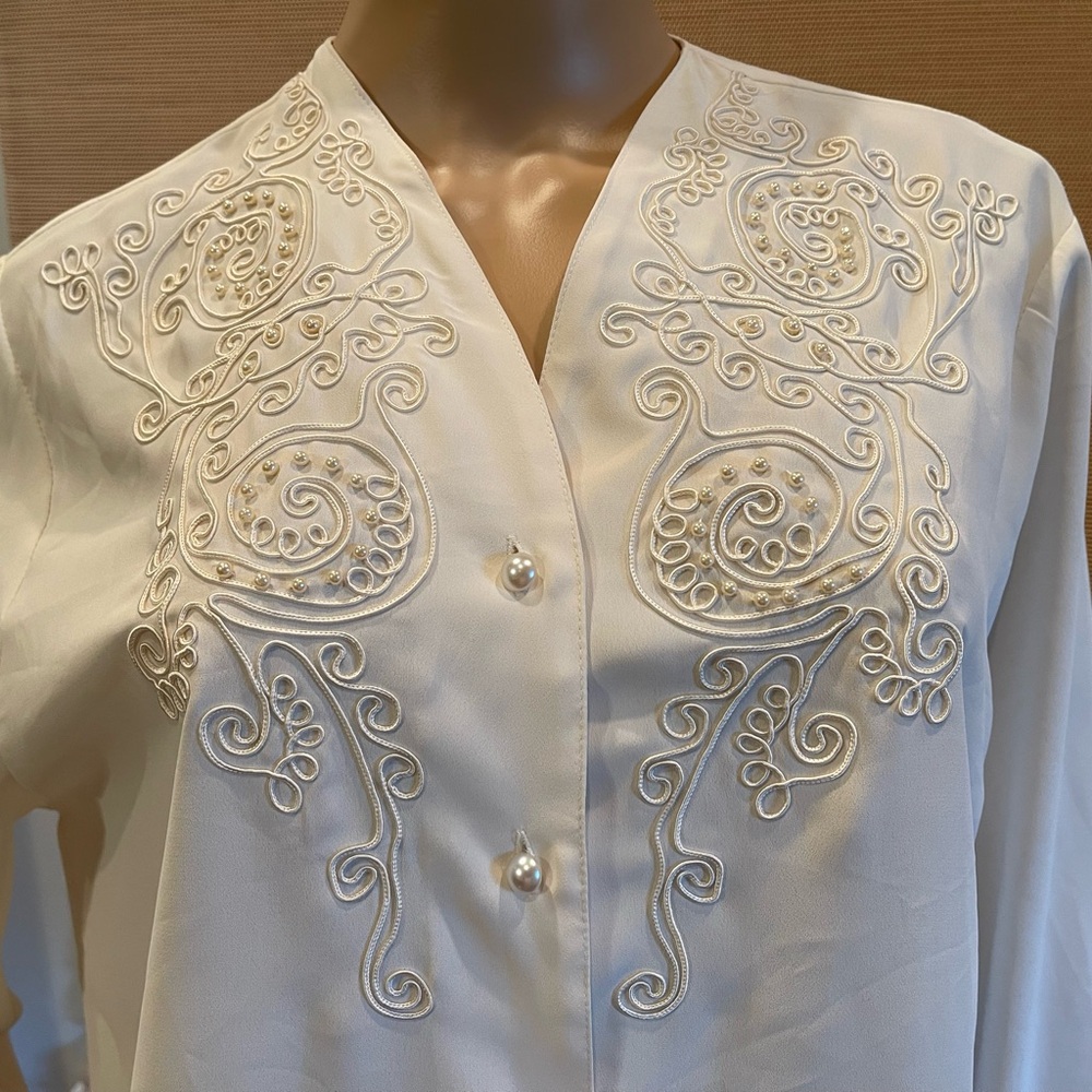 Vintage Christie & Jill Blouse Women's Size 16